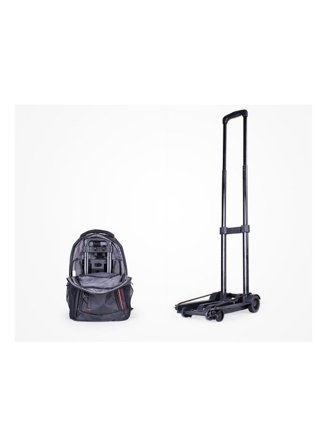 MIXDE - Folding Hand Truck,Foldable Dolly Cart With Two Wheels,Collapsible Hand Cart With Adjustable Handle Lightweight Trolley Cart For Moving,Travel,Shopping,Office Use,Portable - Image 1