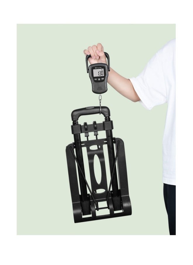MIXDE - Folding Hand Truck,Foldable Dolly Cart With Two Wheels,Collapsible Hand Cart With Adjustable Handle Lightweight Trolley Cart For Moving,Travel,Shopping,Office Use,Portable - Image 1