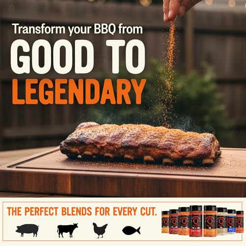 Kosmos Q Cow Cover BBQ Dry Rub, Smoky & Savory Beef Seasoning with Chili Pepper, Garlic, Onion & Paprika for Steak, Burgers, Brisket, Wild Game, Chicken, BBQ Rub for Grilling & Smoking, 10.5 Oz Shaker - Image 5
