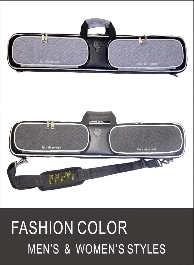 Kolti 3x3 Pool Cue Case, Heavy Duty Oxford Wear-Resistant Soft Billiard Cue Stick Case Bag with Adjustable Shoulder Strap, Pool Stick Case for 3 Butt/3 Shaft - Image 4
