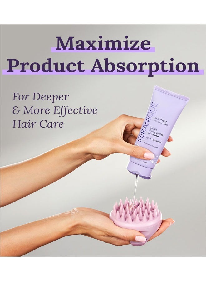 AIMIKE - Scalp Massager Shampoo Brush,Scalp Brush for Washing Hair & Scalp Massager for Hair Growth,Scalp Scrubber/Exfoliator with Soft Bristles for Dandruff Removal,Head Massager for Wet & Dry - Image 1