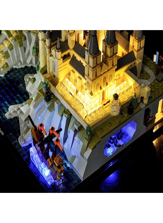 BRIXSPARK - BRIXSPARK LED Light for Lego- 76419 Castle and Grounds - Led Lighting Kit Compatible with Lego Building Blocks Model - NOT Included The Model Set - Image 1