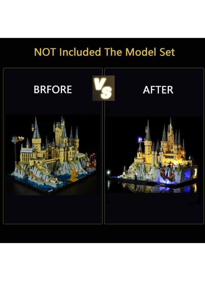 BRIXSPARK - BRIXSPARK LED Light for Lego- 76419 Castle and Grounds - Led Lighting Kit Compatible with Lego Building Blocks Model - NOT Included The Model Set - Image 1