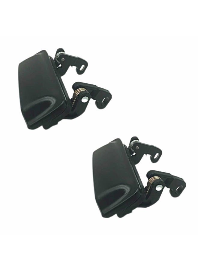UcarSoon 2L5Z-1022404-BAA Exterior Door Handle Front Driver and Passenger Side for 2001-2011 Ranger 2001-2010 B2300 B2500 B3000 B4000 Replaces 1F65-58-420 FO1310134 MA1310119 90691 Metal Black - Image 5