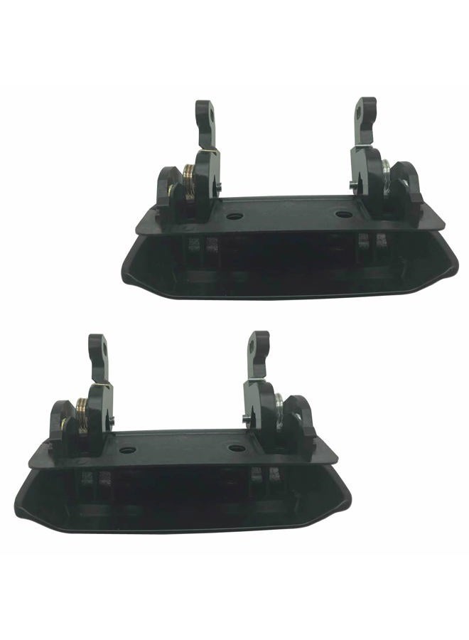 UcarSoon 2L5Z-1022404-BAA Exterior Door Handle Front Driver and Passenger Side for 2001-2011 Ranger 2001-2010 B2300 B2500 B3000 B4000 Replaces 1F65-58-420 FO1310134 MA1310119 90691 Metal Black - Image 4