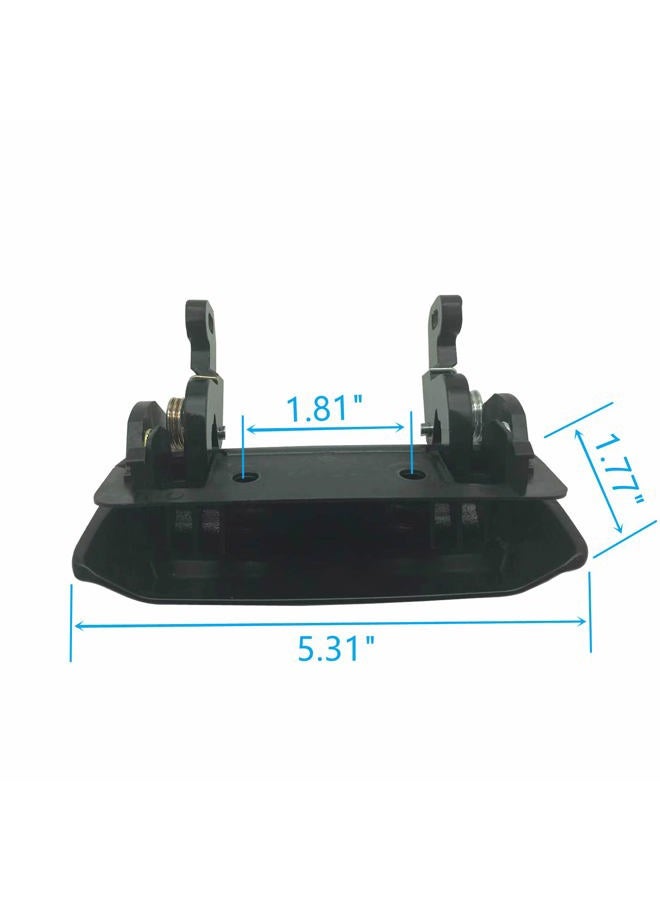 UcarSoon 2L5Z-1022404-BAA Exterior Door Handle Front Driver and Passenger Side for 2001-2011 Ranger 2001-2010 B2300 B2500 B3000 B4000 Replaces 1F65-58-420 FO1310134 MA1310119 90691 Metal Black - Image 3