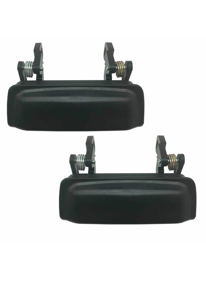 UcarSoon 2L5Z-1022404-BAA Exterior Door Handle Front Driver and Passenger Side for 2001-2011 Ranger 2001-2010 B2300 B2500 B3000 B4000 Replaces 1F65-58-420 FO1310134 MA1310119 90691 Metal Black - Image 1
