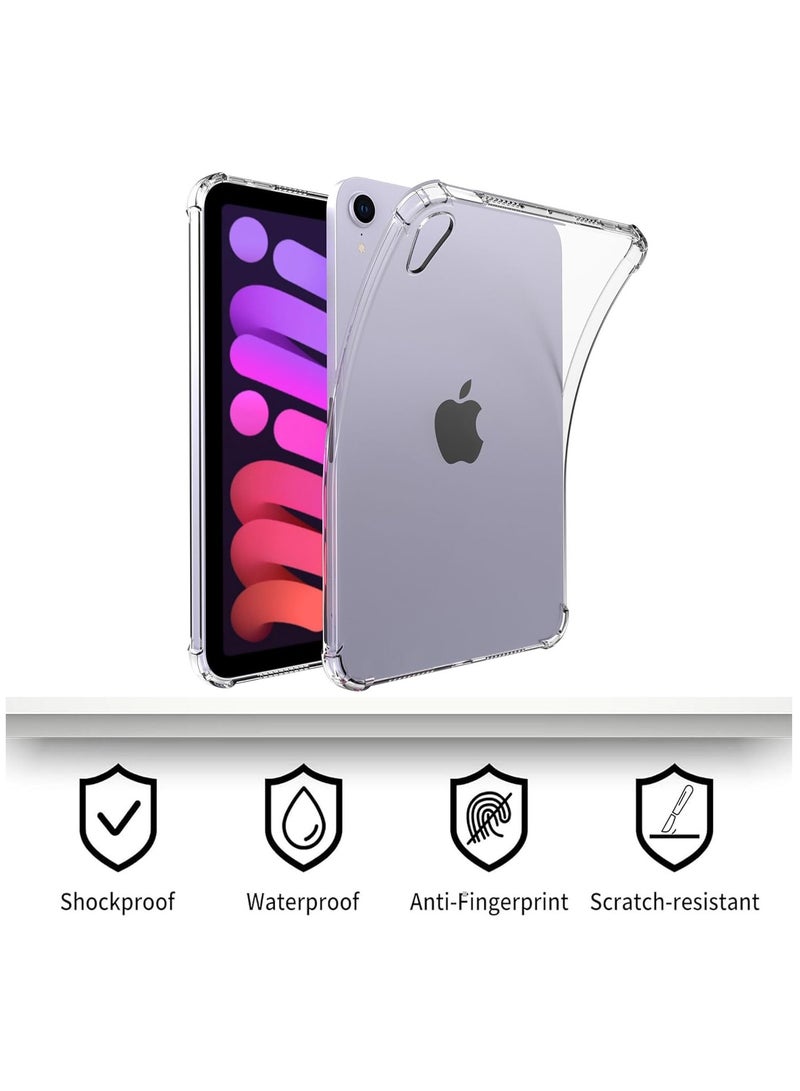 DUSALA Clear Case for iPad Mini 7 (2024, A17 Pro) – Slim Lightweight Transparent Back Cover, Anti-Yellow Design for 8.3-Inch iPad Mini 7th Generation - Image 2
