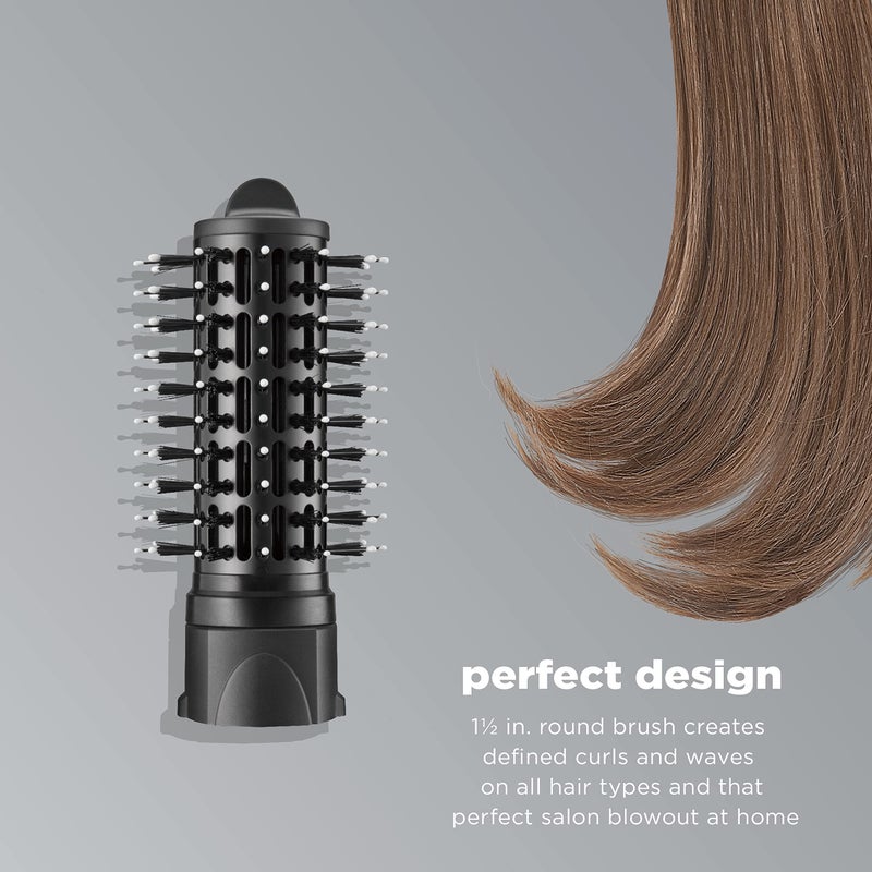 CONAIR INFINITIPRO BY CONAIR The Knot Dr. Medium Round Brush - Create Defined Waves and Curls for All Hair Types, Compatible with INFINITIPRO Dryer Brushes - Image 5