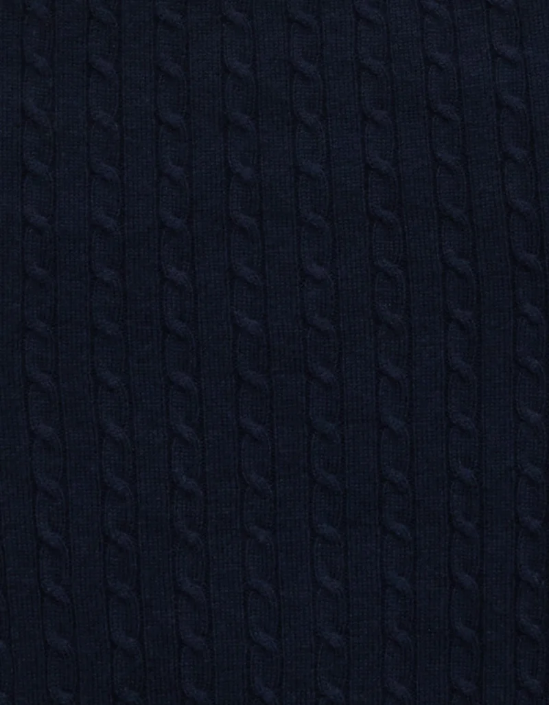American Eagle  AE Fitted Off-the-Shoulder Cable Knit Sweater for Women | Best Price UAE