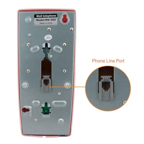 GHYTMTHOT Wall Phone, Wall Phones for landline Wall Mount, Used for Hotel School and Home. - Image 3