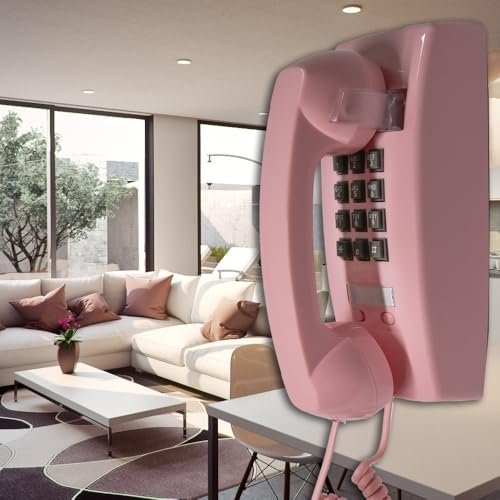 GHYTMTHOT Wall Phone, Wall Phones for landline Wall Mount, Used for Hotel School and Home. - Image 2
