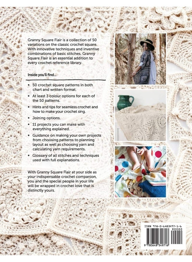 Parlux Granny Square Flair US Terms Edition: 50 Fresh, Modern Variations of the Classic Crochet Square