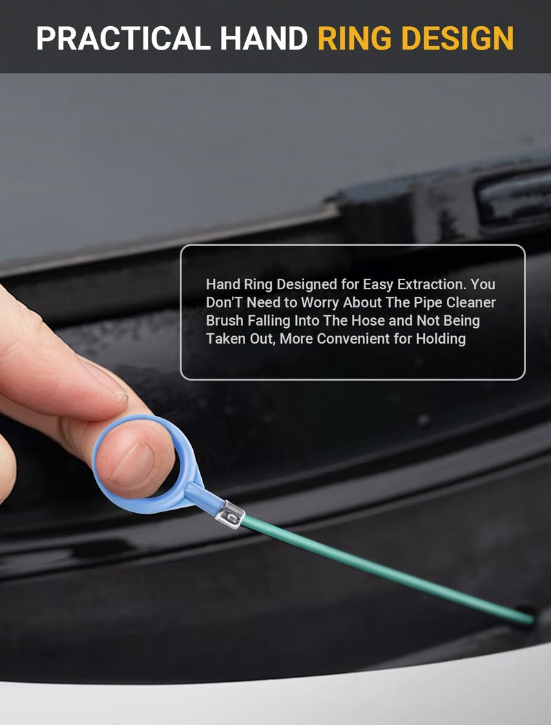 SARDVISA Upgraded Auto Sunroof Drain Cleaning Tool, 78 Inch Flexible Drain Brush Long Pipe Cleaners for Car, Tube Cleaning Brush Slim Drain Dredging Tool Perfect for Car Sunroof, Windshield Wiper Drain Hole - Image 5