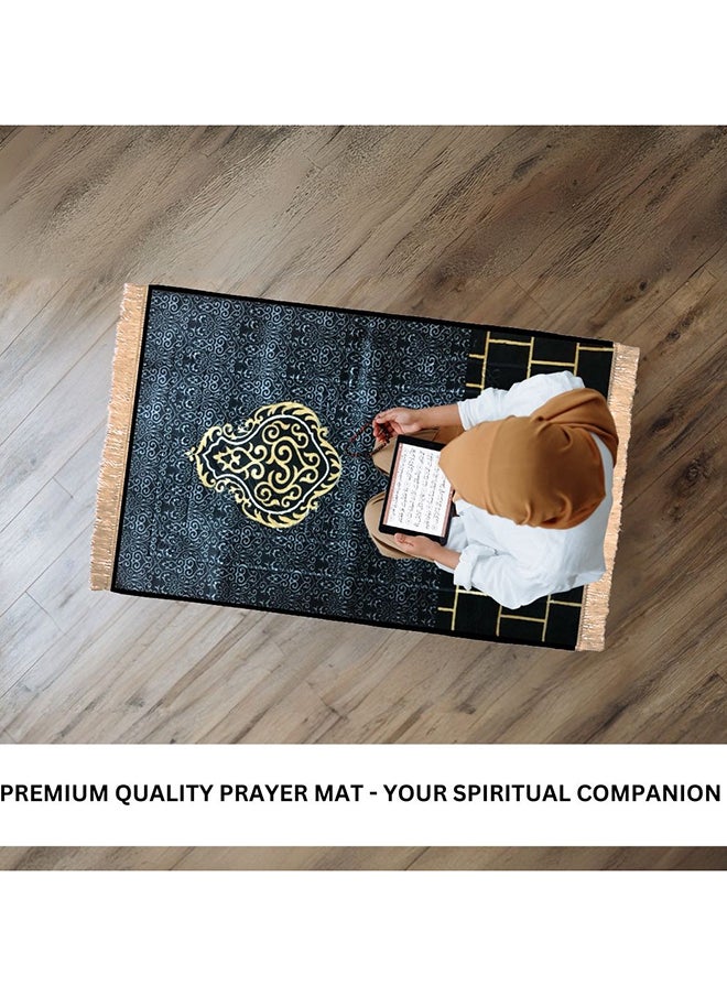Feelings FEELINGS Prayer Mat | Soft and Comfortable Islamic Janamaz | Foldable & Portable Design | Premium Quality Prayer Rug for Home, Mosque, or Travel - 70x110 cm  - Image 4