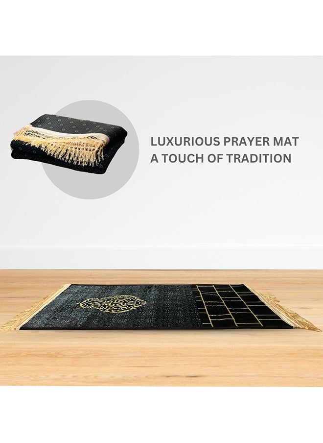 Feelings FEELINGS Prayer Mat | Soft and Comfortable Islamic Janamaz | Foldable & Portable Design | Premium Quality Prayer Rug for Home, Mosque, or Travel - 70x110 cm  - Image 3