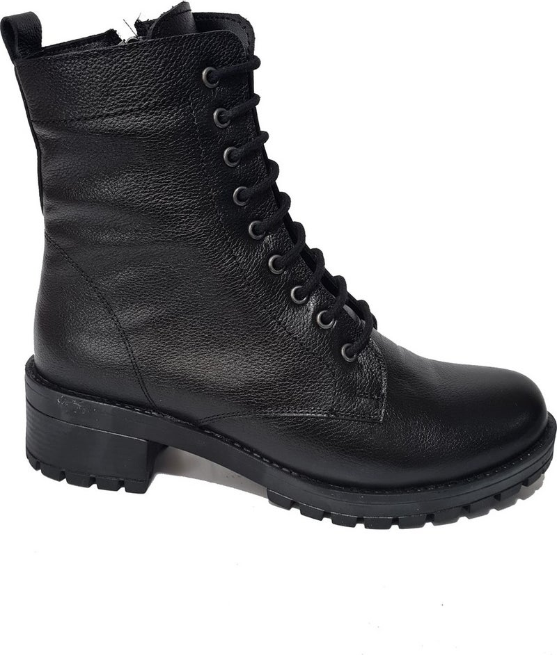 öztürk Ozturk Laced Zippered Leather Women's Boots BRAND-837  - Image 1