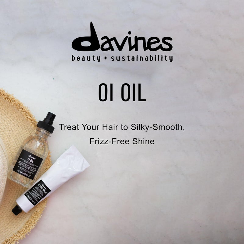 Davines OI Oil | Weightless Hair Oil Perfect for Dry Hair, Coarse & Curly Hair Types | Anti-Frizz for Soft, Shiny Hair | 4.56 Fl Oz (Pack of 1) - Image 2