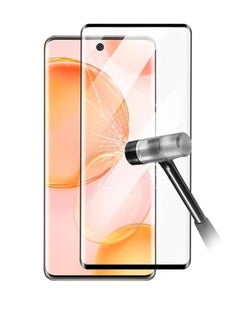 Generic Screen Protector for Oppo Reno 13 Pro 5G, Tempered Glass Screen Saver Premium HD Protective, Scratch Resistant, NO-Bubble, 9H Hardness, Full Coverage Film black  - Image 2