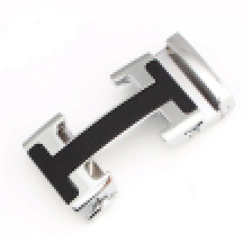 2023 Trendy Mens Alloy Belt Buckle 3.5CM Silver i-shaped buckle [without belt] 