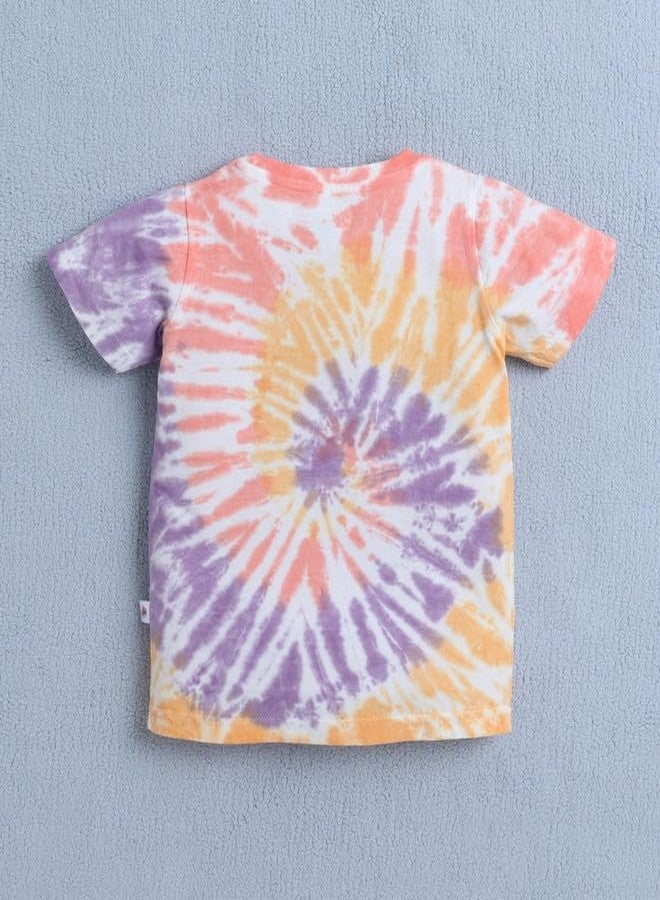 BUMZEE Girls Cotton T-Shirt & Short Set Multi - 2-3 Years (Peb10294F-mlt) - Image 3