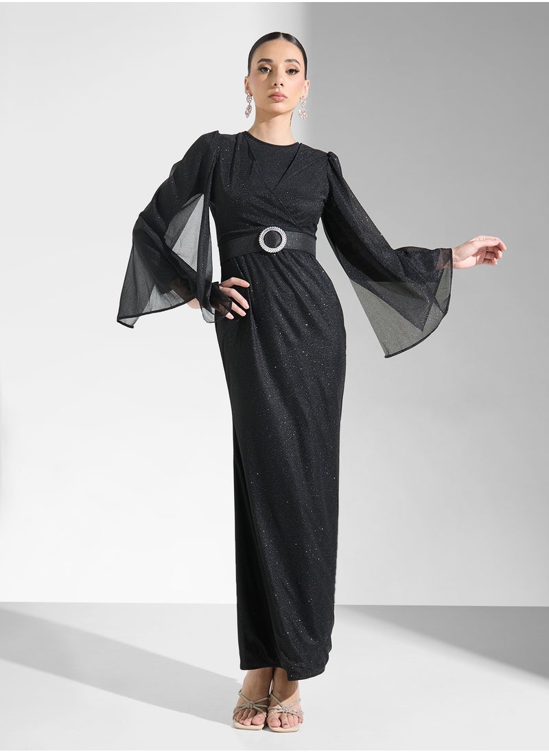 Khizana - Mermaid Cut Shimmer Dress - Image 1