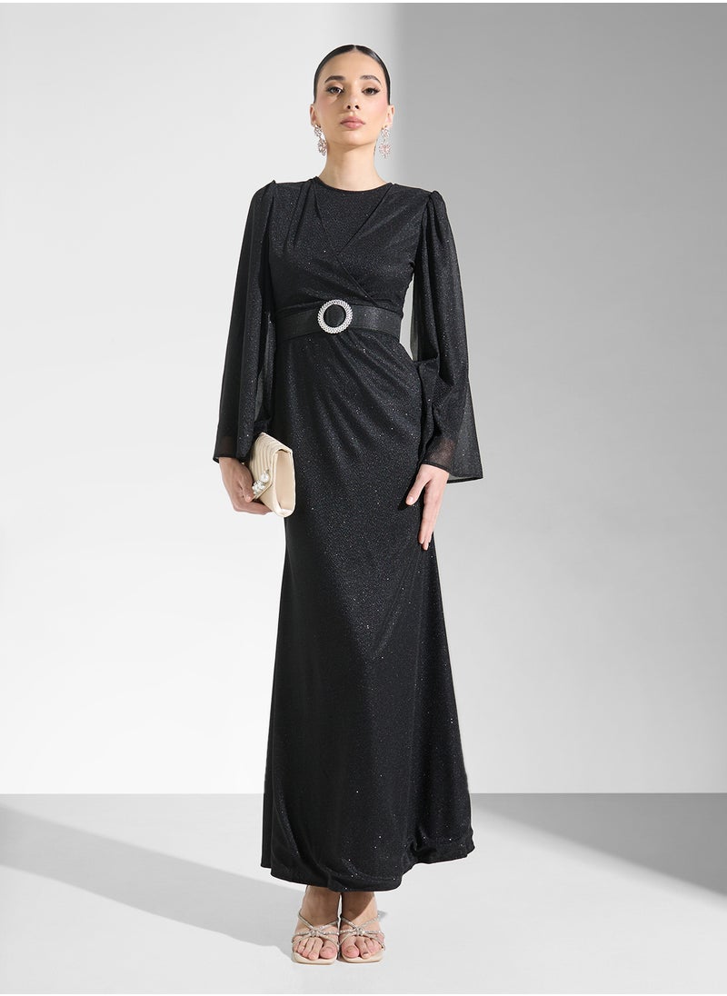Khizana - Mermaid Cut Shimmer Dress - Image 1