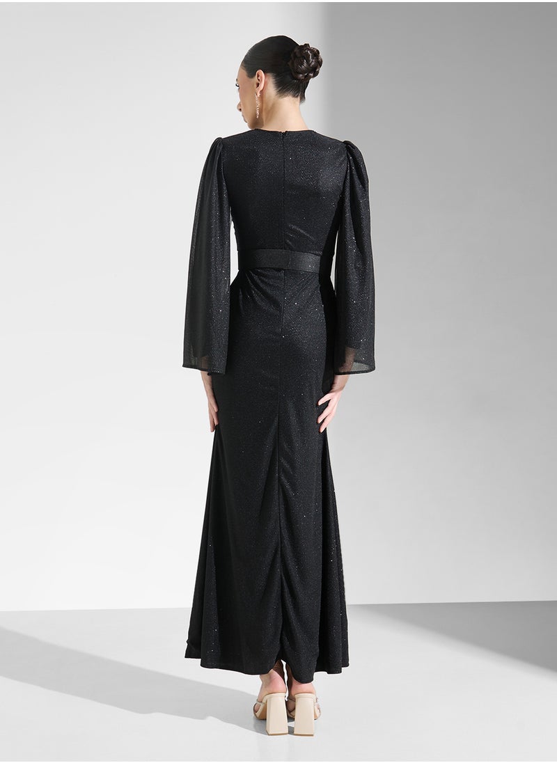 Khizana - Mermaid Cut Shimmer Dress - Image 1