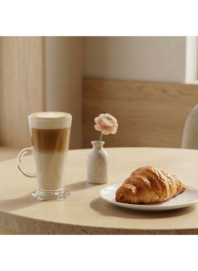 دائرة خضراء طقم مزهريات سيراميك صغيرة 8 سم (قطعتان) - مزهريات براعم لامعة مزخرفة بنقوش زهرية للزهور المجففة، ونبات البامباس، وديكورات منزلية صغيرة - Image 2