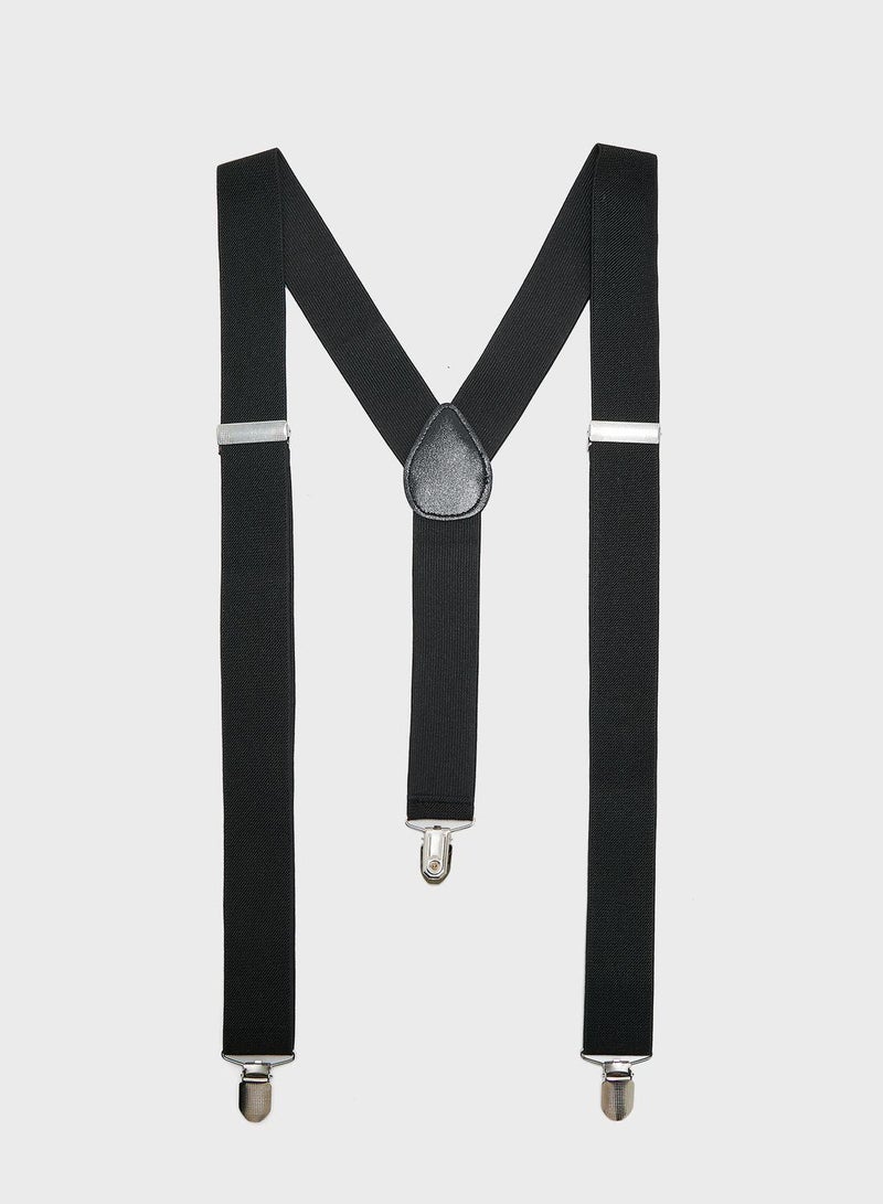 Men's and Women's Adjustable Elastic Suspenders with Y-Back Design for Formal and Casual Outfits Comfortable Cotton Blend One Size Fit - Image 1
