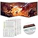 sabermaster DND DM Screen Dungeons and Dragons Master Screen Leather4 WetErase Function PocketsDND Game Accessories for TRPGwith 4 Panels Master Screen Inserts Screen A - Image 2