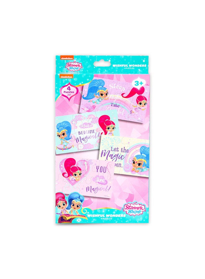 nickelodeon Shimmer And Shine Wishful Wonders 4 In 1 Puzzles 3 Years And Above - Image 2