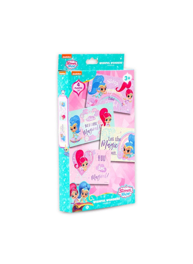 nickelodeon Shimmer And Shine Wishful Wonders 4 In 1 Puzzles 3 Years And Above - Image 3