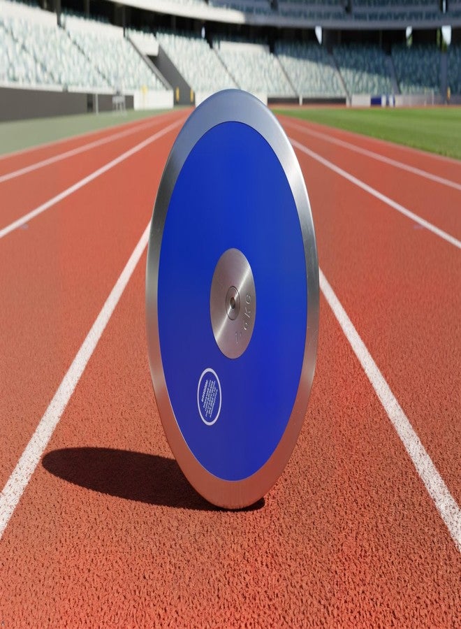 RT Blue Vector 1.6kg Track & Field Discus – Competition & Training Discus for High School Boys – Balanced Design for Consistent Flight - Image 2