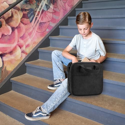ZICOTO Sturdy 3-Ring Zipper Binder with Shoulder Strap for School – Beautiful 2-Inch Zip-Up Binder with Extra Pockets Holds 500 Sheets, Books & Laptop – Easy-to-Carry Trapper Keeper Made of Premium Fabric - Image 2