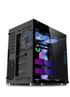 تروينورت كمبيوتر ألعاب أسترافون، إنتل كور i7-12700F، RTX 3060، 32 جيجابايت ذاكرة عشوائية، 512 جيجابايت SSD، 1 تيرابايت HDD، مبدد حراري سائل 360 مم، ويندوز 11 برو، صندوق أسود  - Image 4