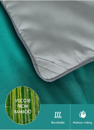 Kaisa Summer Comforter for Hot-Sleepers,Viscose from Bamboo,Queen Size Hypoallergenic Soft Blanket,Cooling Bedding Duvet Insert with Corner Tabs,Green Grey - pzsku/Z9E70B52E4371E2E01C27Z/45/_/1693211596/74176749-7bf5-438f-9c3b-ced20d636a4f