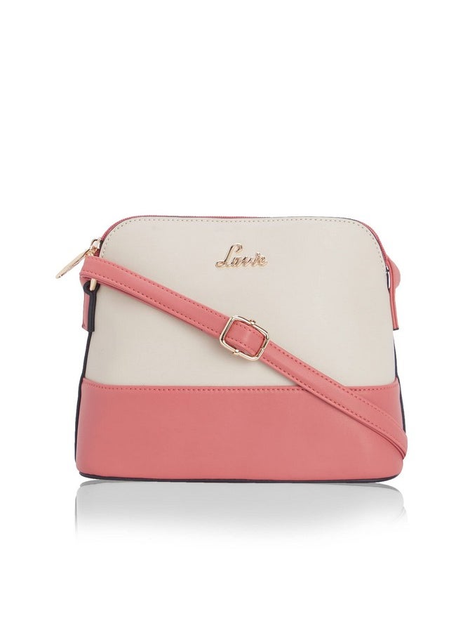 Lavie Lavie 20 Women's Sling Bag (Coral) RIGEL CSB CLR BK DME  - Image 1