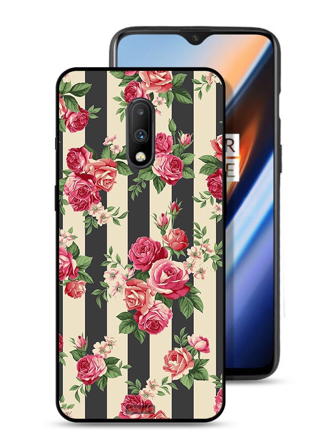Tolwak OnePlus 7 Protective Case Cover Roses Pattern - Image 1