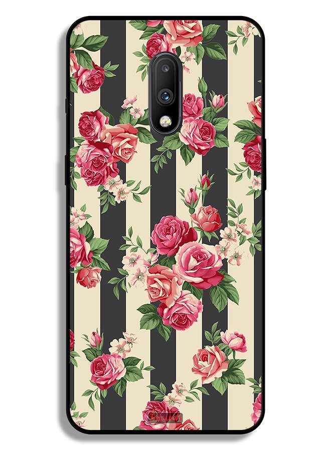 Tolwak OnePlus 7 Protective Case Cover Roses Pattern - Image 2