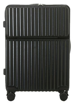 SWISSCASE SWISSCASE 20 Inch Carry On Luggage, Hardside Luggage, Built-In TSA lock Carry on Suitcase, with Cup Holder & USB Port, Airline Approved Hard Shell Suitcas  - Image 1
