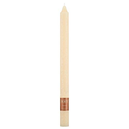 Root Candles Unscented Dinner Candles Premium Beeswax Blend Boxed Candle Set, 12-Inch, Buttercream, 12-Count - Image 4