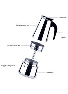 Generic Espresso Maker, Moka Pot, Percolator Italian Coffee Maker (200ml / 4  - Image 2
