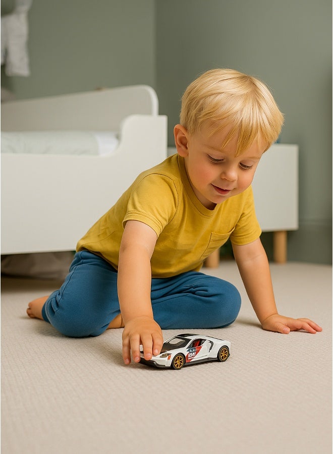 Kinsmart 1:38 Scale Door Openable Pull Back Action Ford GT Heritage Edition Diecast Metal Alloy Toy Car - Image 5