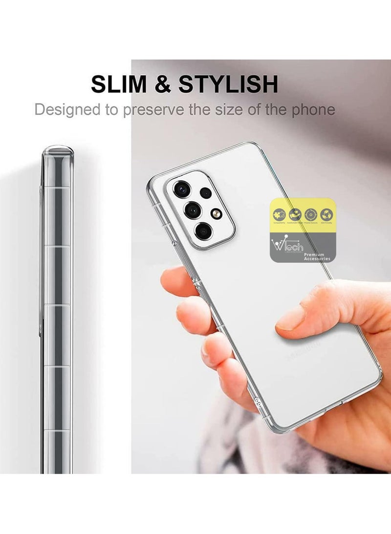 دبليو تيك جراب AIRBAG CASE Series فاخر وشفاف للوسادة الهوائية مضاد للصدمات ومضاد للاصفرار لهاتف Samsung Galaxy A73 5G شفاف - Image 4