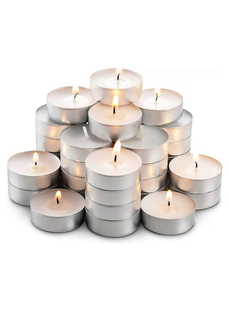 Fortune Fortune Fresh 100-Piece Tea Light Candle White/silver Scented  - Image 4