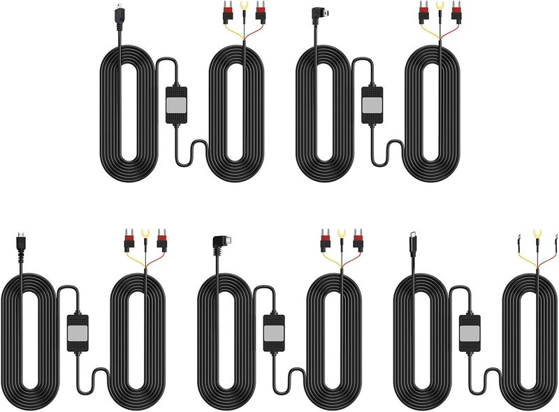 مجموعة أسلاك صلبة فعالة لكاميرات اللوحة الأمامية مع منفذ USB تعزز ميزات المراقبة أثناء وقوف السيارة - كابل طاقة - Image 5