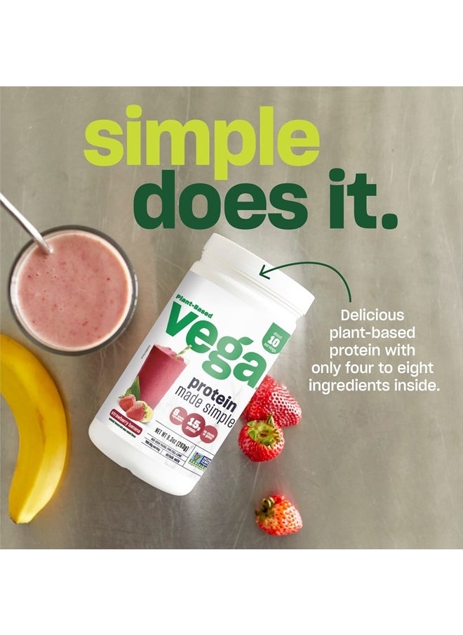 Vega Protein Made Simple, Dark Chocolate - Stevia Free Vegan Protein Powder, Plant Based, Healthy, Gluten Free, Pea Protein for Women and Men, 2.3 lbs (Packaging May Vary)  - Image 5