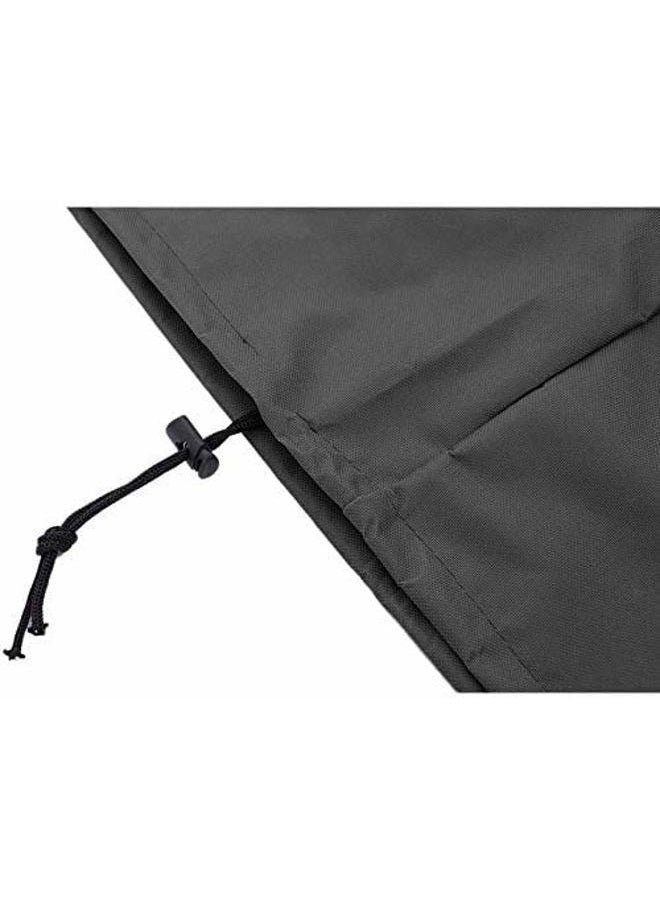 Hersent Patio Chair Covers for Outdoor Furniture Waterproof, Heavy Duty Stackable Chairs Cover with Adjustable Hem Cord for Better Fit, Large Cover for Lounge Deep Seat , Black, All Weather Protection (Black) - Image 4