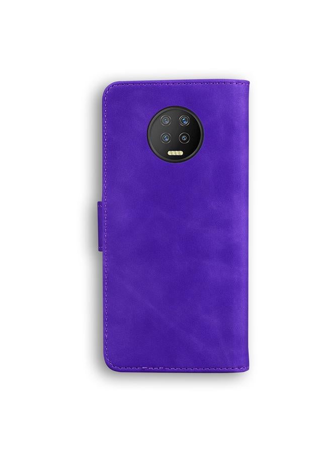 اس-توب جراب لهاتف Infinix Note 7 X690 مصنوع من الجلد الطبيعي بلون نقي - Image 3